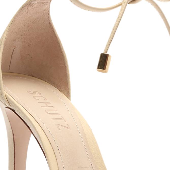 bei Schutz Josseana-Ledersandale Eierschale D60T323