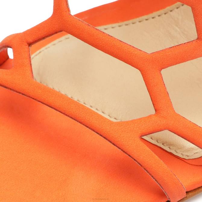 bei Schutz Julianna Nubuk-Sandale Flammenorange D60T278