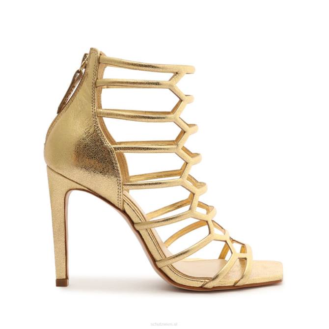 bei Schutz Julianna-Sandale aus Metallic-Leder Gold D60T276
