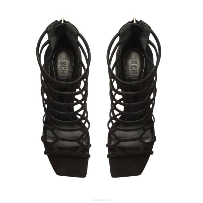 bei Schutz Julianna Wildledersandale Schwarz D60T303