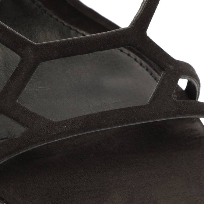 bei Schutz Julianna Wildledersandale Schwarz D60T303