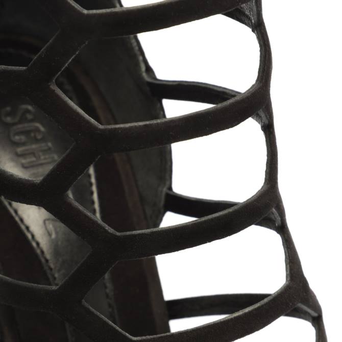 bei Schutz Julianna Wildledersandale Schwarz D60T303