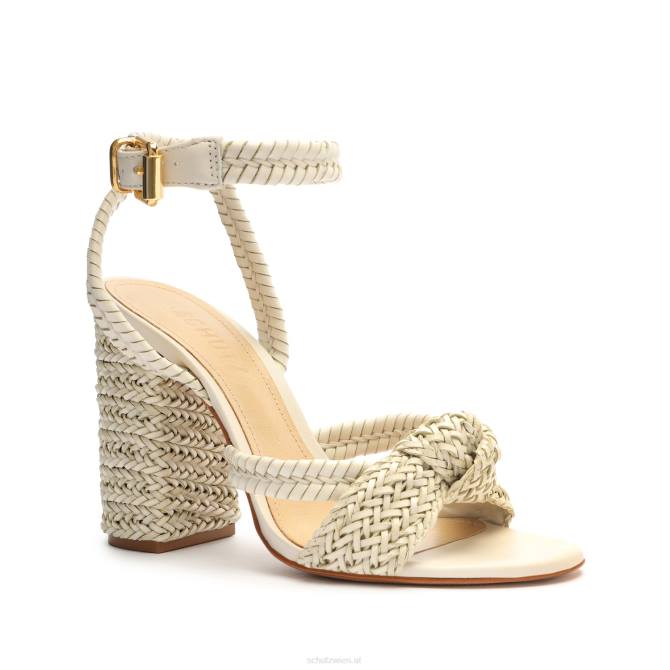 bei Schutz Kareena-Sandale aus Nappaleder Perle D60T3