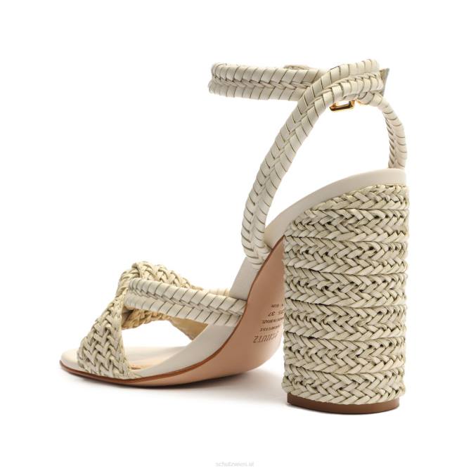 bei Schutz Kareena-Sandale aus Nappaleder Perle D60T3