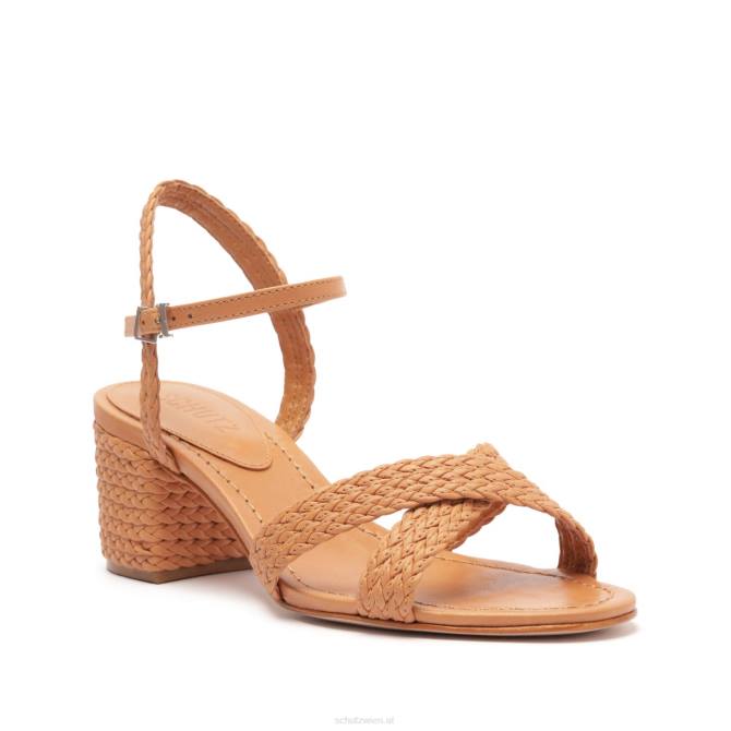 bei Schutz Karima Block Atanado Ledersandale Honigpfirsich D60T62