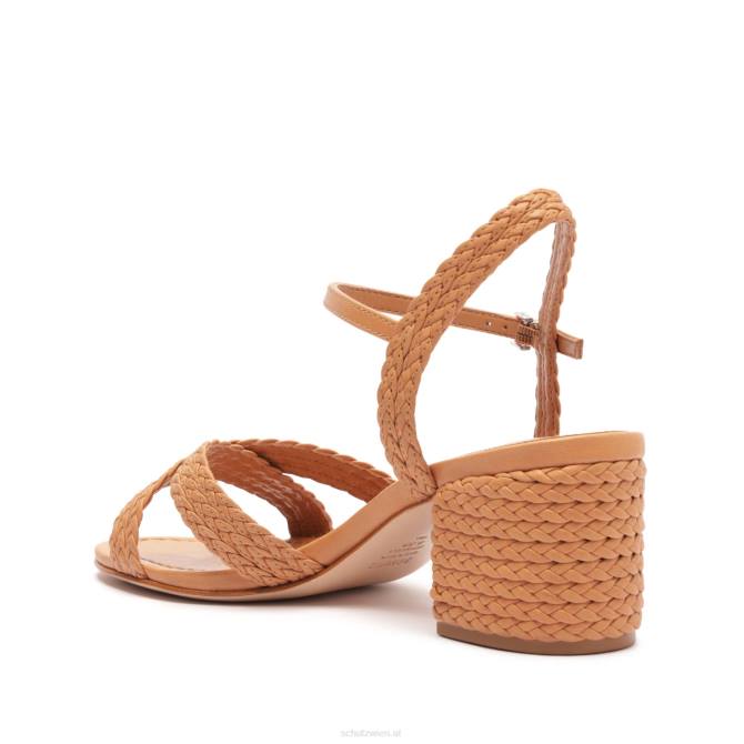bei Schutz Karima Block Atanado Ledersandale Honigpfirsich D60T62