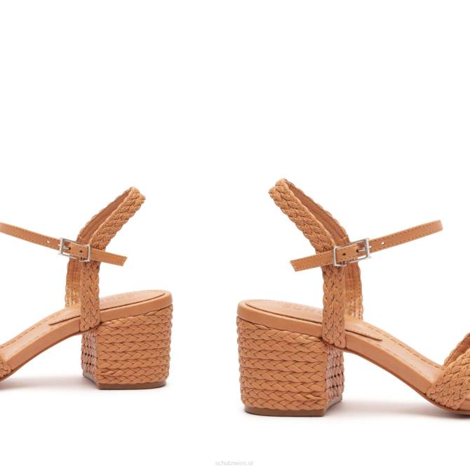 bei Schutz Karima Block Atanado Ledersandale Honigpfirsich D60T62