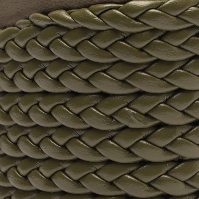 bei Schutz Karima Block Atanado Ledersandale Militärgrün D60T56