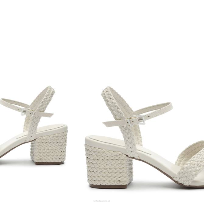 bei Schutz Karima Block Atanado Ledersandale Perle D60T54