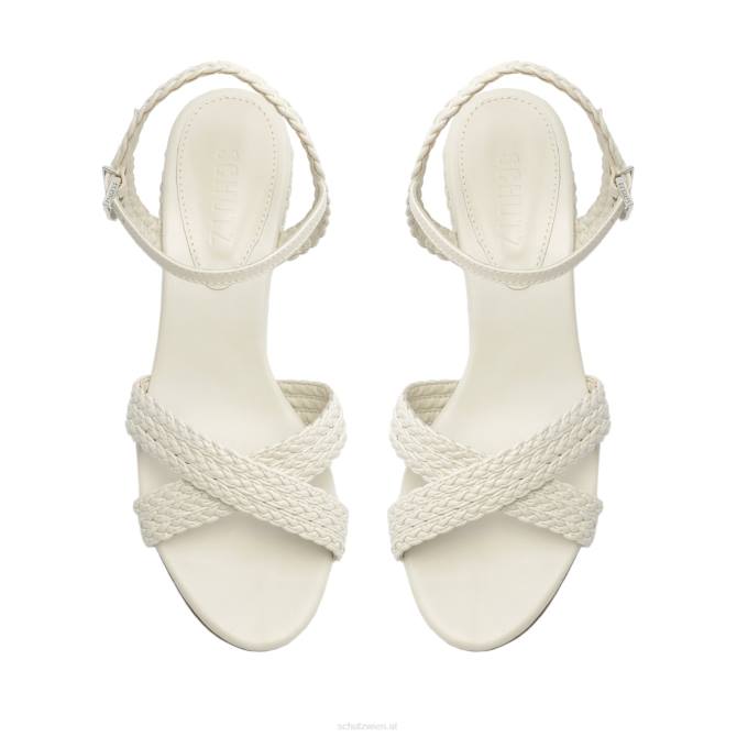 bei Schutz Karima Block Atanado Ledersandale Perle D60T54