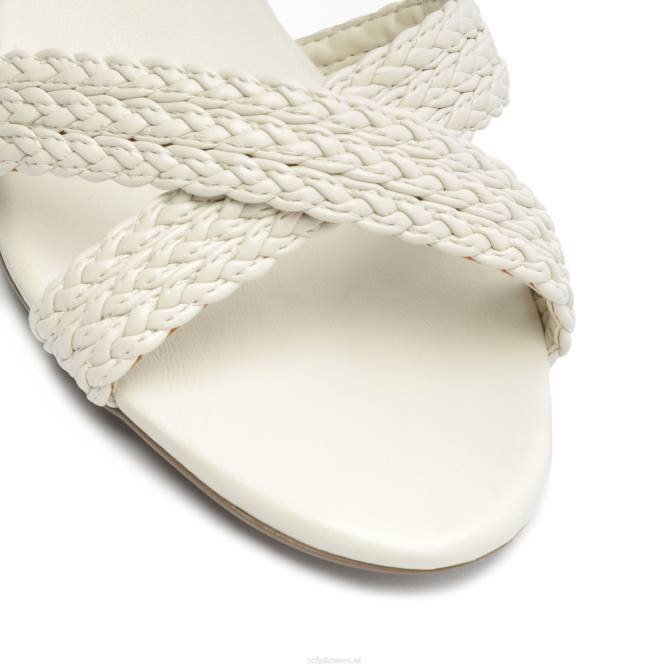 bei Schutz Karima Block Atanado Ledersandale Perle D60T54