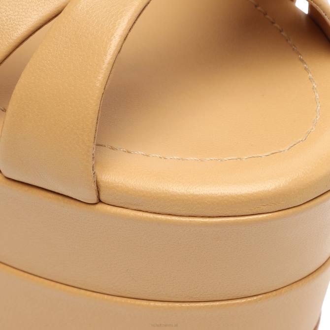 bei Schutz Keefa hohe Sandale aus Nappaleder hell beige D60T97