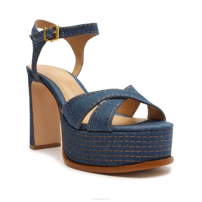 bei Schutz Keefa lässige Denim-Sandale Blau D60T83