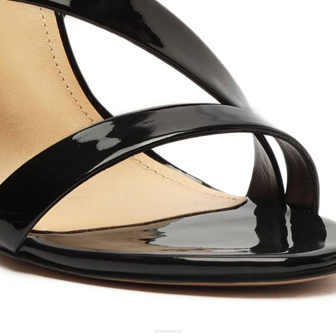 bei Schutz Kelly-Lacksandale Schwarz D60T409