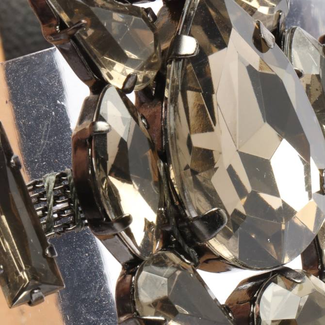 bei Schutz Laureen-Sandale aus Vinyl und Kristall helles Holz D60T397