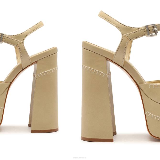 bei Schutz Lenne Indie-Sandale aus Nappaleder Mandelbuff D60T96