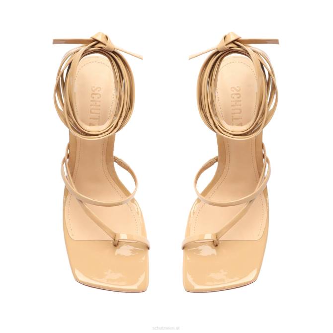 bei Schutz Lilie Lacksandale hell beige D60T384