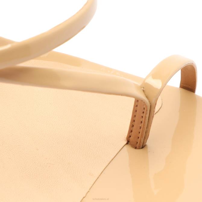 bei Schutz Lilie Lacksandale hell beige D60T384