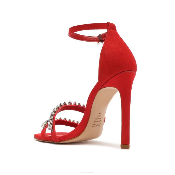 bei Schutz Linsey Nubuk-Sandale Vereinsrot D60T373