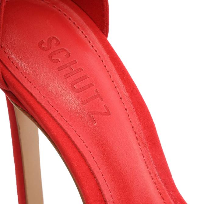 bei Schutz Linsey Nubuk-Sandale Vereinsrot D60T373