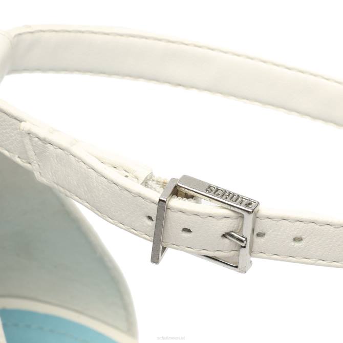 bei Schutz Linsey-Sandale aus Nappaleder Weiss D60T372