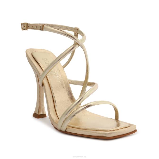 bei Schutz Lovi-Sandale aus metallischem Nappaleder hell Gold D60T338