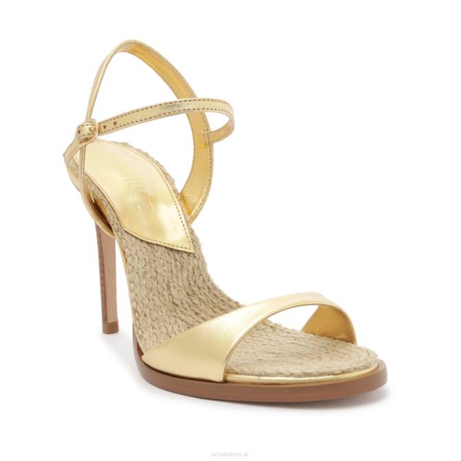 bei Schutz Marbella-Sandale aus Metallic-Leder Gold D60T269