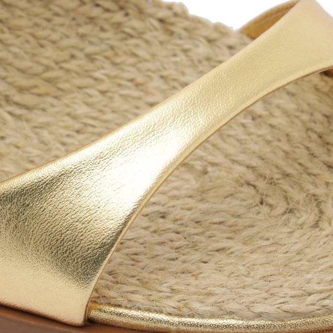 bei Schutz Marbella-Sandale aus Metallic-Leder Gold D60T269