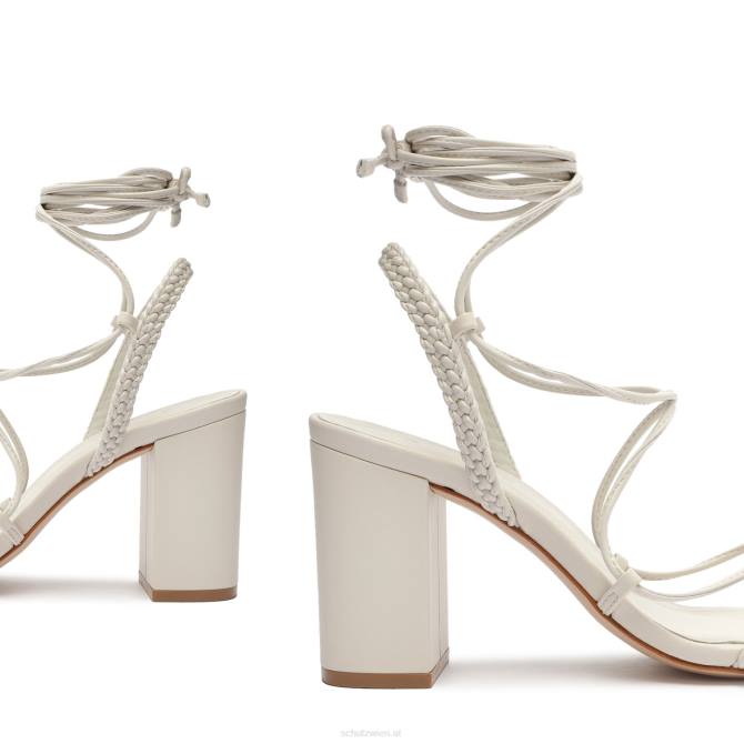 bei Schutz Maxima-Blockledersandale Perle D60T43