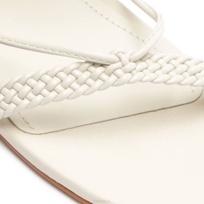 bei Schutz Maxima-Blockledersandale Perle D60T43