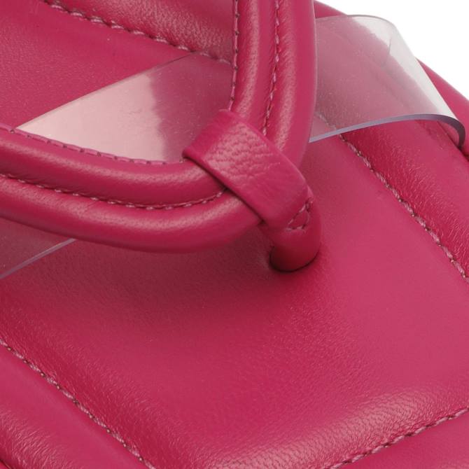 bei Schutz Meghan Mid Vinyl-Sandale heißes Rosa D60T353