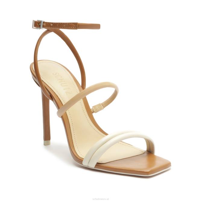 bei Schutz Nylla lässige Sandale aus Nappaleder helle Perle D60T221