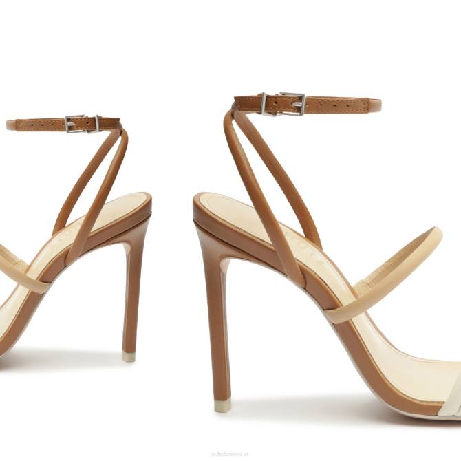 bei Schutz Nylla lässige Sandale aus Nappaleder helle Perle D60T221