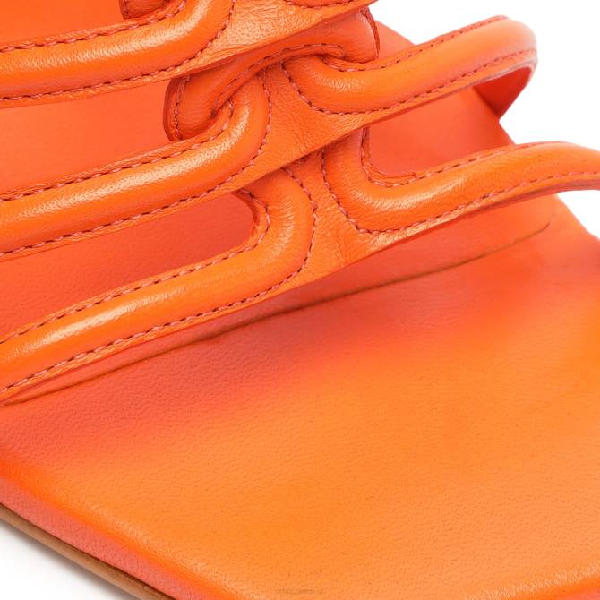 bei Schutz Octavia-Sandale aus Kalbsleder Flammenorange D60T254