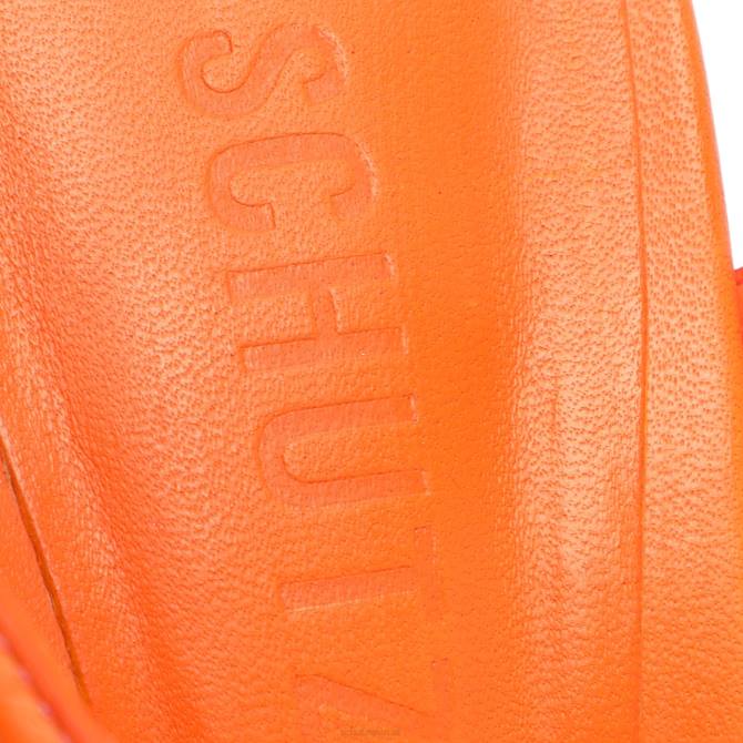 bei Schutz Octavia-Sandale aus Kalbsleder Flammenorange D60T254