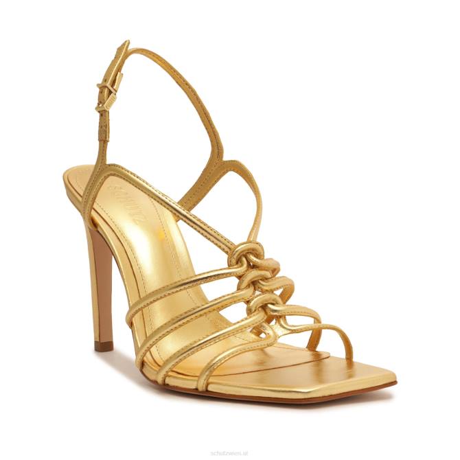 bei Schutz Octavia-Sandale aus Metallic-Leder Gold D60T252