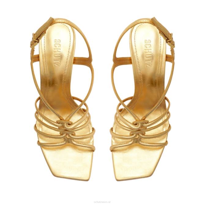 bei Schutz Octavia-Sandale aus Metallic-Leder Gold D60T252