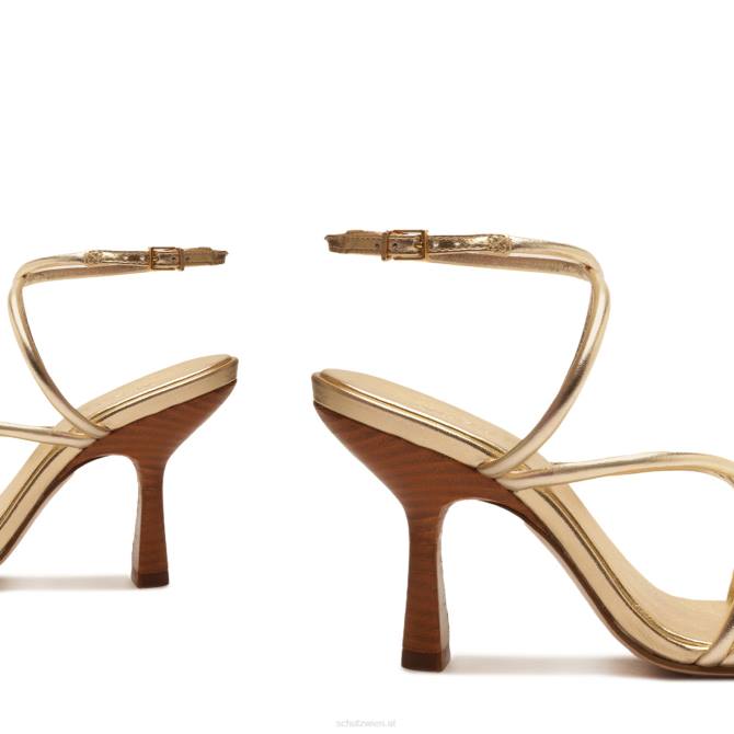 bei Schutz Phoeby Metallic-Ledersandale Gold D60T218