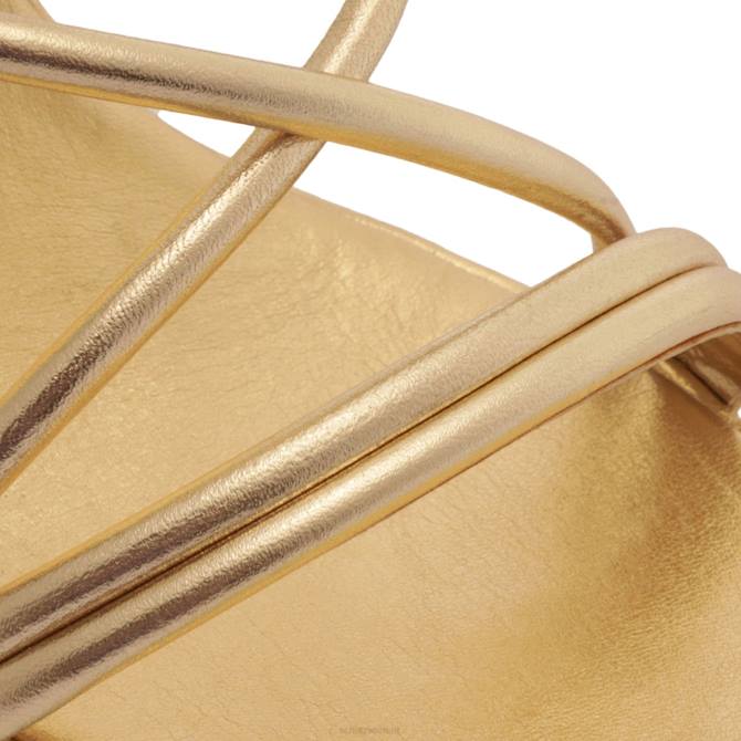 bei Schutz Phoeby Metallic-Ledersandale Gold D60T218