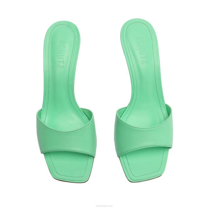 bei Schutz Posseni-Sandale aus Nappaleder tiefe Minze D60T342