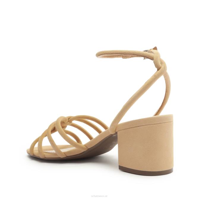 bei Schutz Rachel Blockledersandale hell beige D60T14