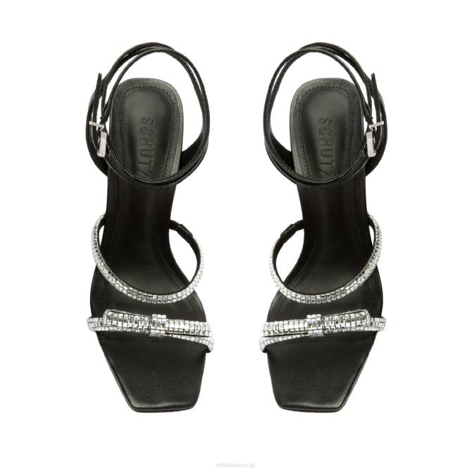 bei Schutz Sandale „Earla“ aus Nappaleder Schwarz D60T407