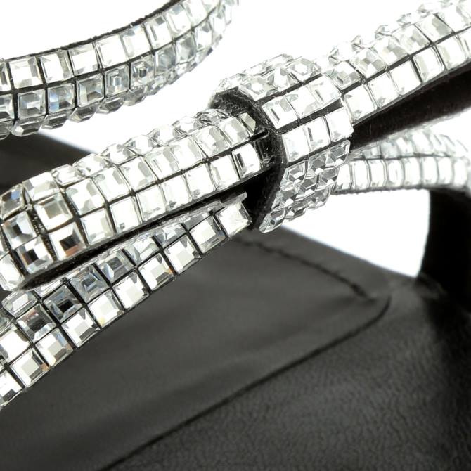 bei Schutz Sandale „Earla“ aus Nappaleder Schwarz D60T407