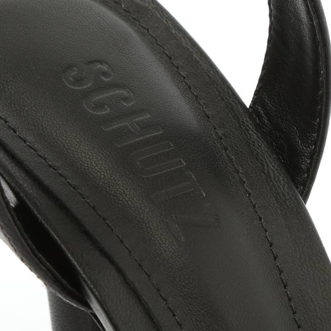 bei Schutz Sandale „Earla“ aus Nappaleder Schwarz D60T407