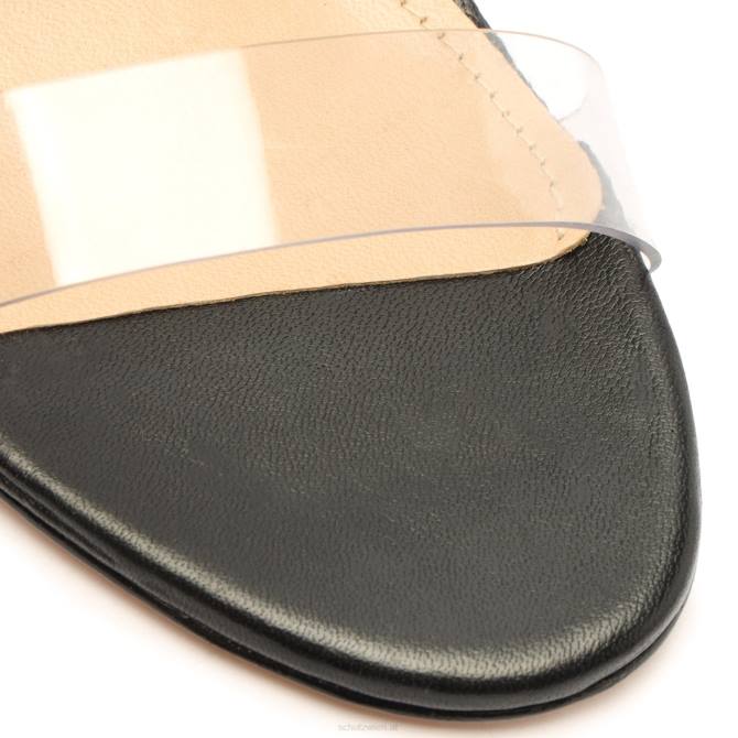 bei Schutz Sandale „Jessie“ aus Vinyl und Nappaleder Schwarz D60T375