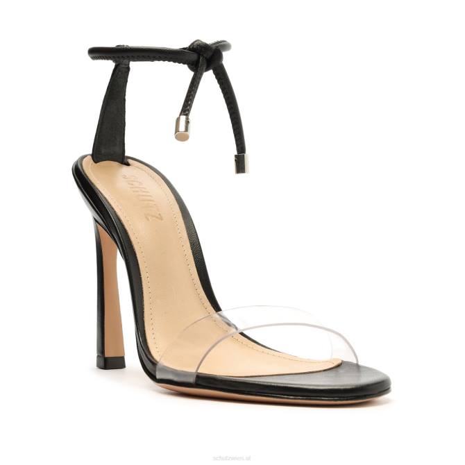 bei Schutz Sandale „Jessie“ aus Vinyl und Nappaleder Schwarz D60T375