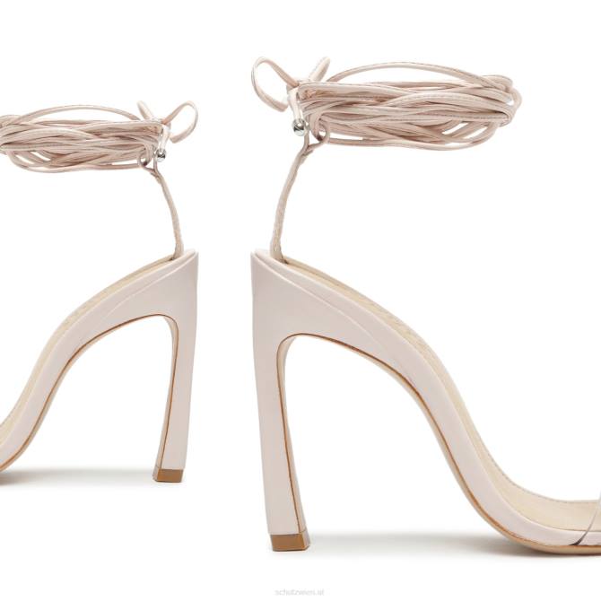 bei Schutz Sandale „Jessie“ aus Vinyl und Nappaleder rosabeige D60T376