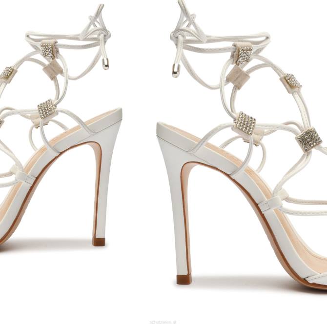 bei Schutz Sandale Kallie aus Nappaleder Weiss D60T361