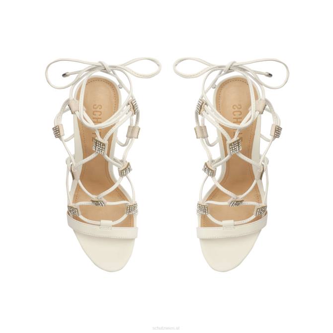 bei Schutz Sandale Kallie aus Nappaleder Weiss D60T361