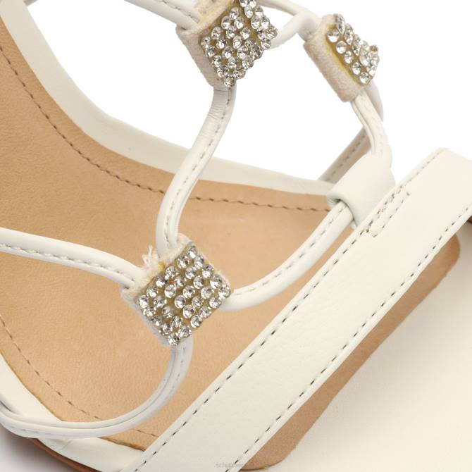 bei Schutz Sandale Kallie aus Nappaleder Weiss D60T361